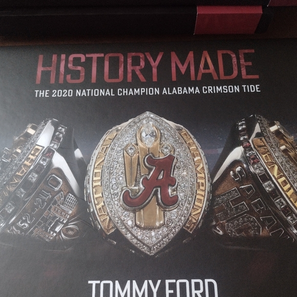 NWT Alabama Crimson Tide Football National Championship Book History Made 2020 - Picture 3 of 14